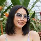 Square UV Protection Vintage Sunglasses