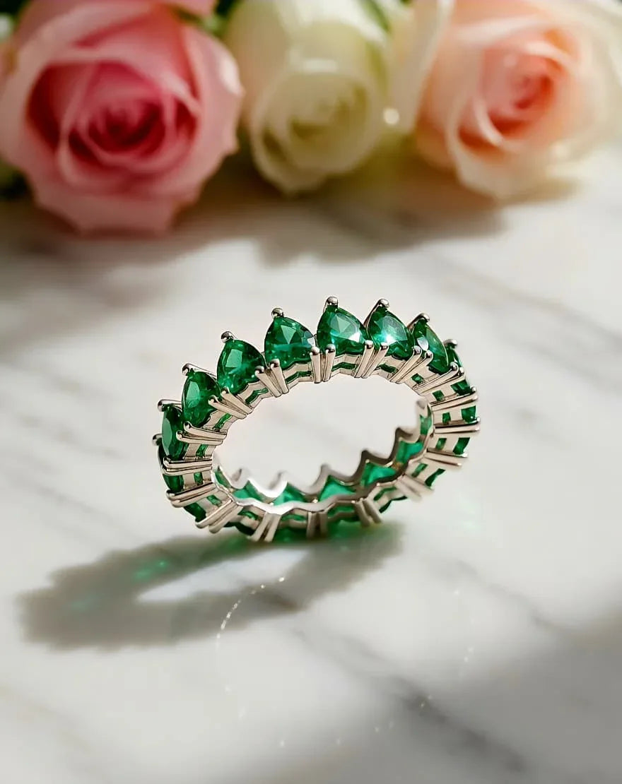 Emerald Green Ring