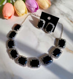 Ad Stone Neckpiece with Stud