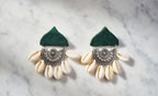 Fabric Shell Earrings