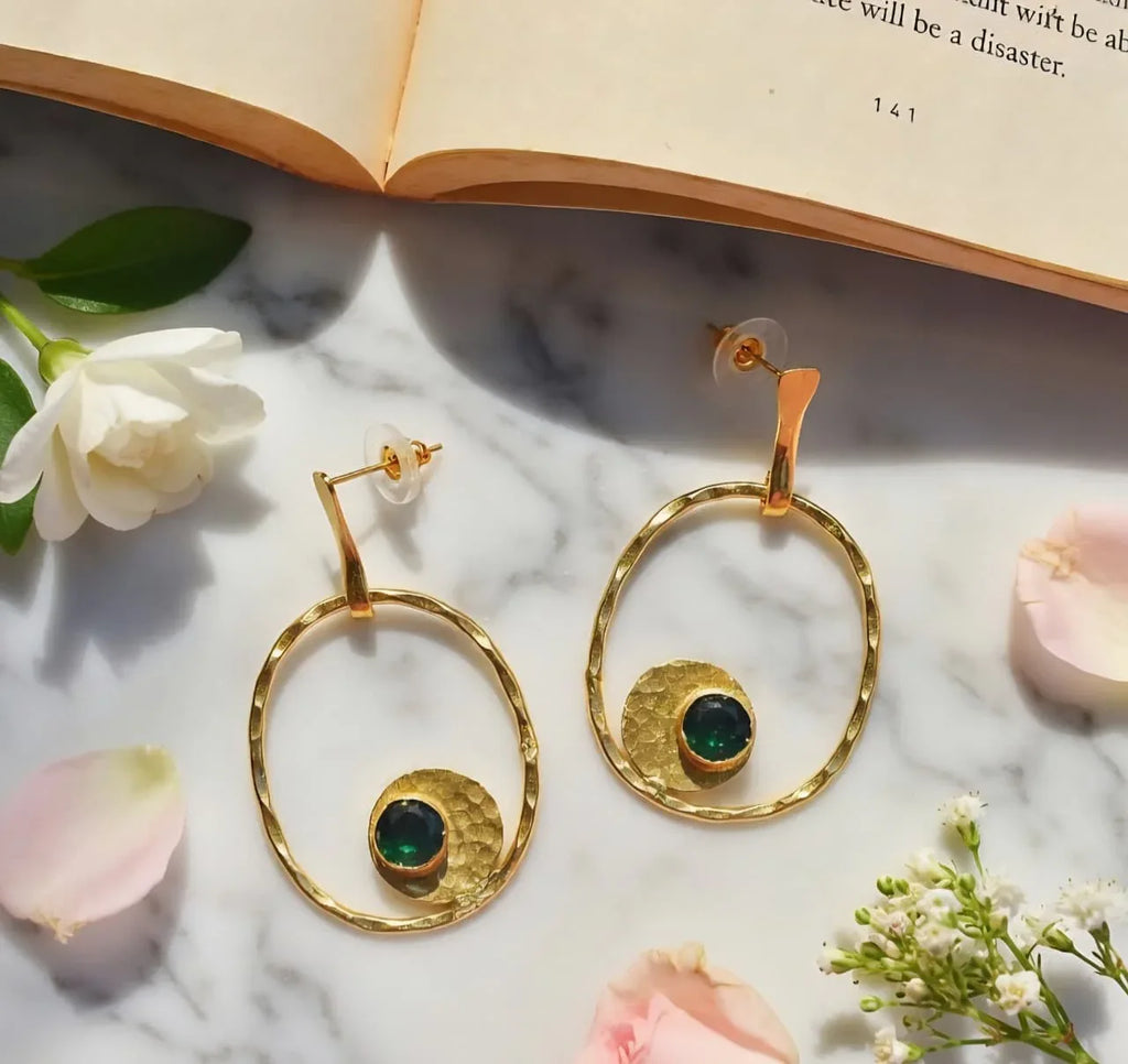 Monalisa Brass Earrings