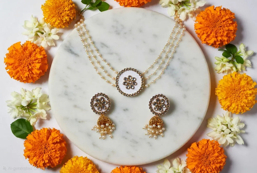 Beaded Choker Set