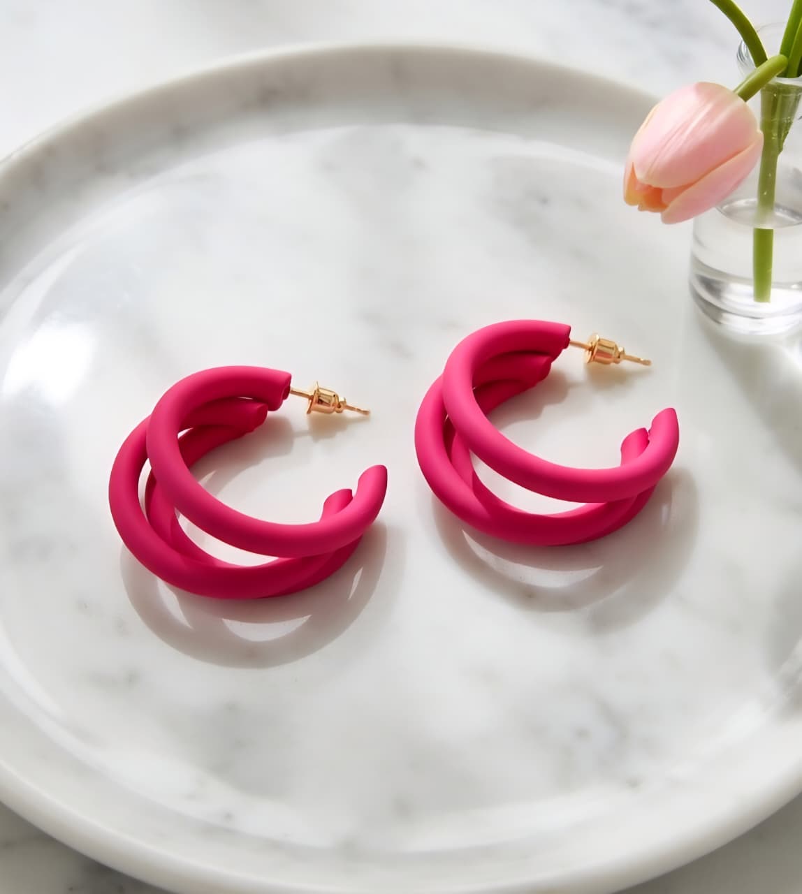 Matte C Hoops