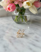 18k Wave Ring