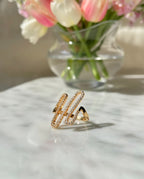 18k Wave Ring