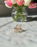 18k Wave Ring