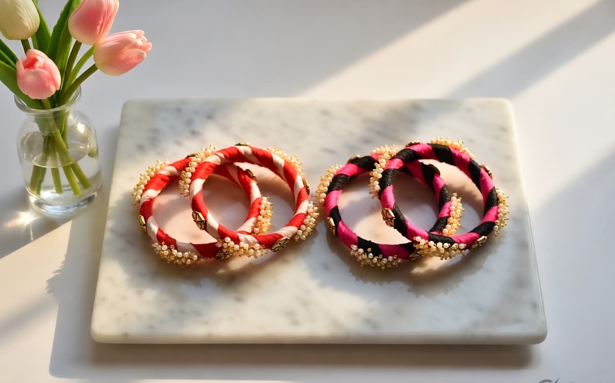 Beaded Handmade Bangles