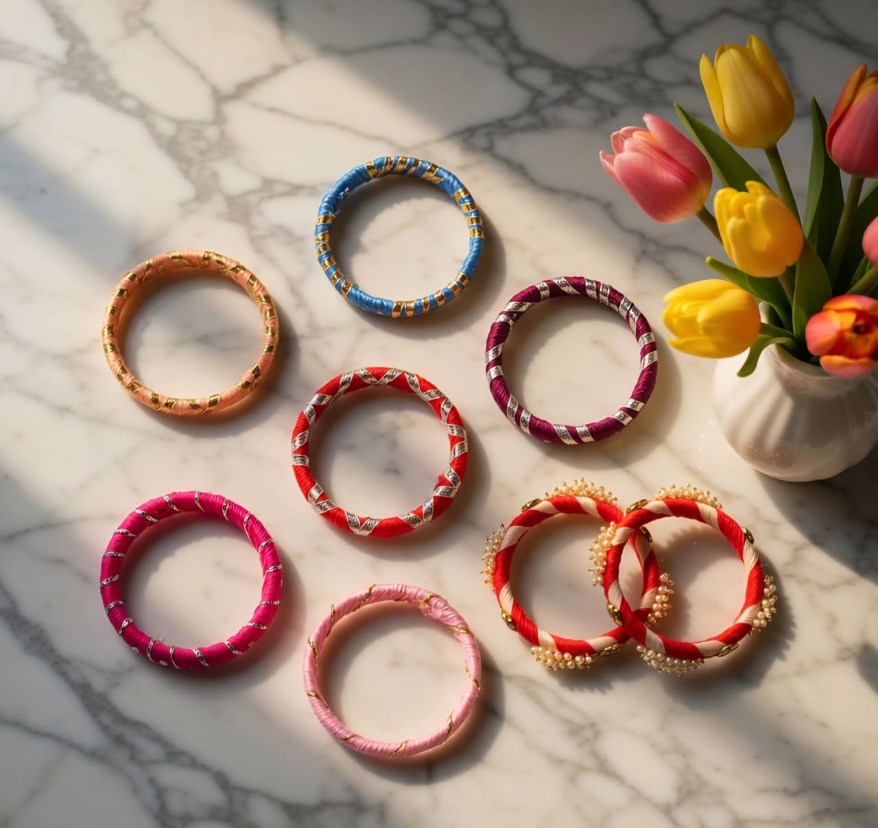 Fabric Designed Bangles