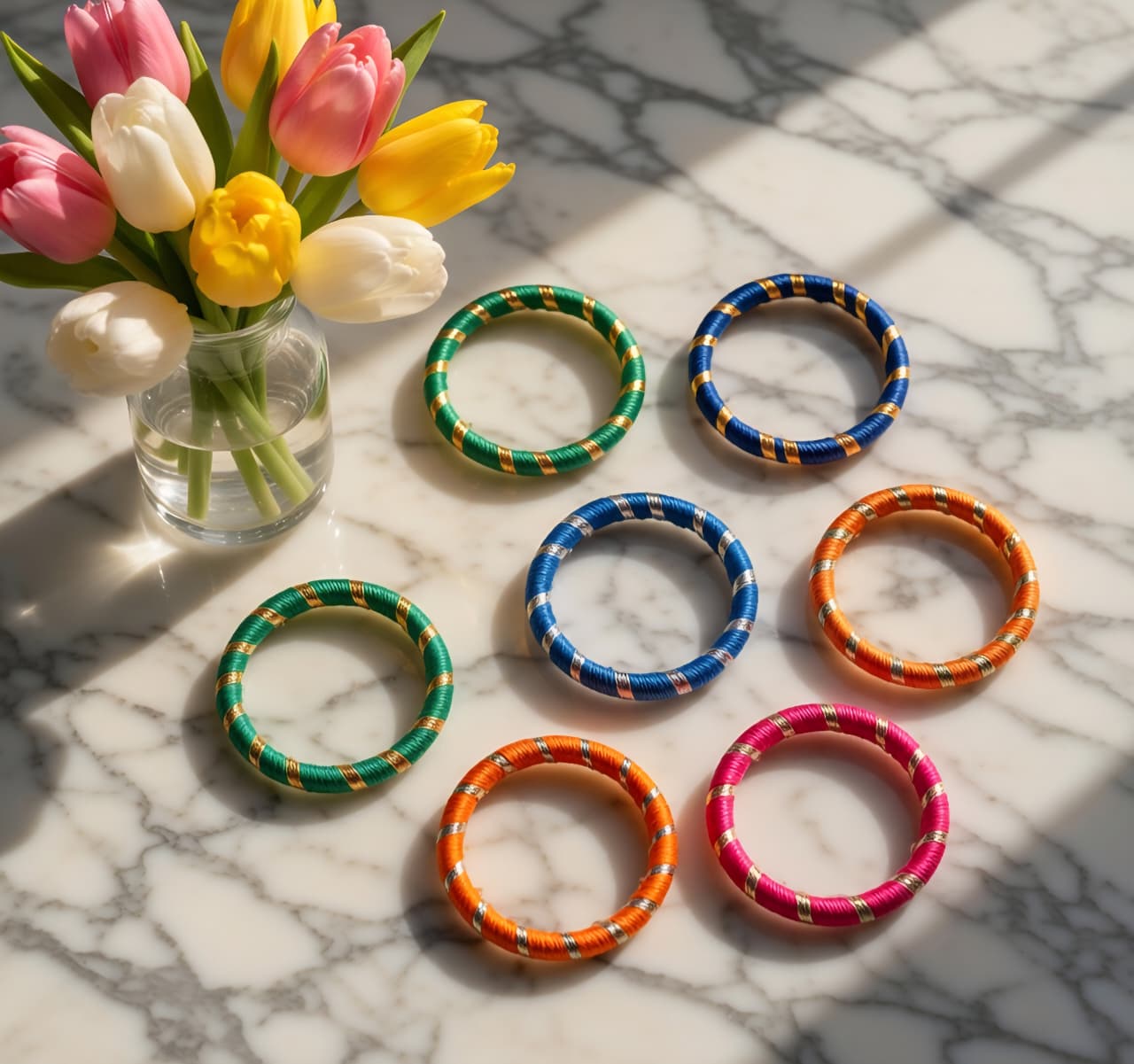 Fabric Designed Bangles