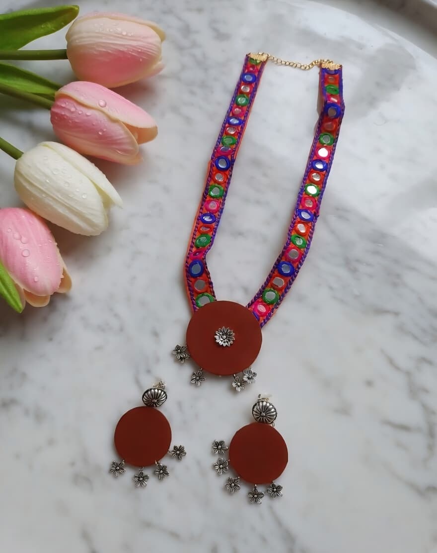 Mirror Necklace Set