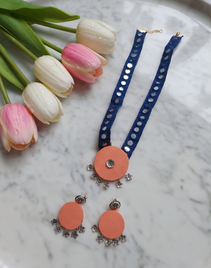 Mirror Necklace Set