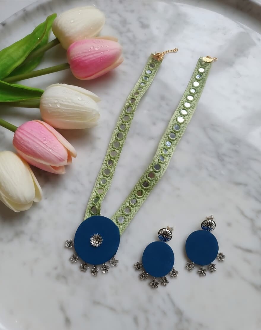 Mirror Necklace Set