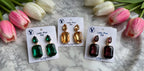 Korean Studded Drop Earrings