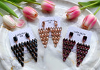 Glass Stone Earrings
