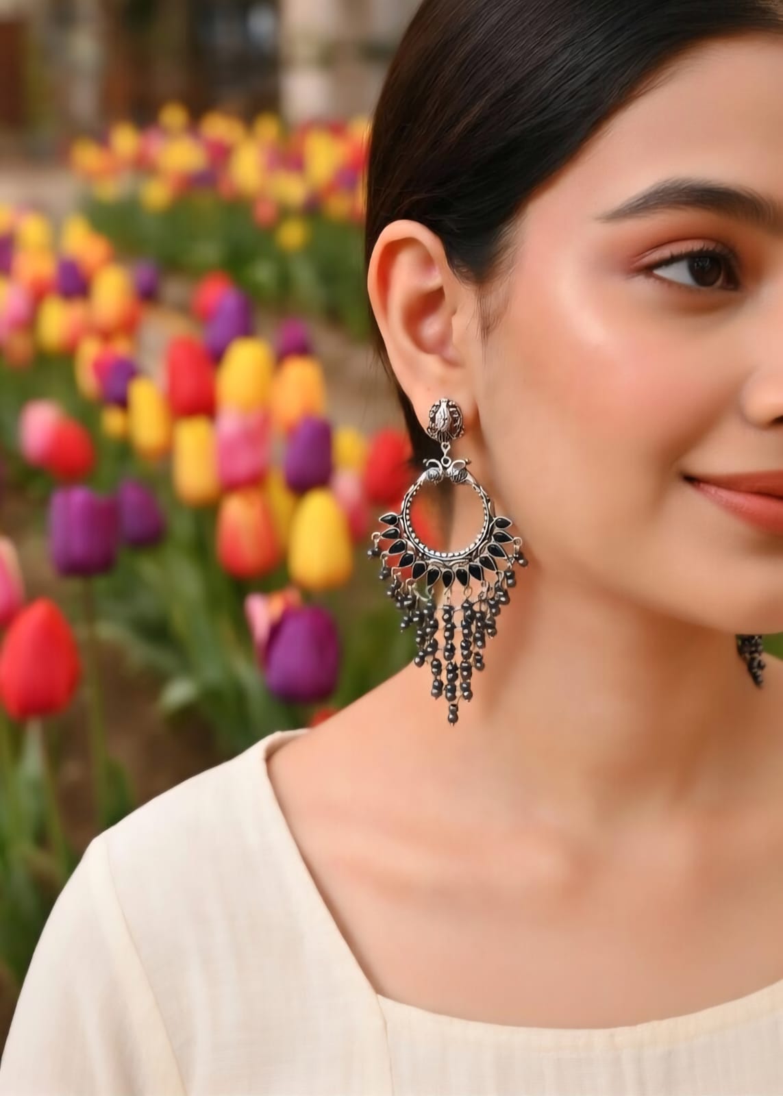 Gilded Patina Jhumka