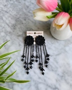 Black Tassel Jhumka