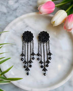 Black Tassel Jhumka