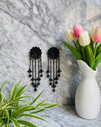 Black Tassel Jhumka