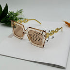 Square Chain Personalized Fashion Sunglasses