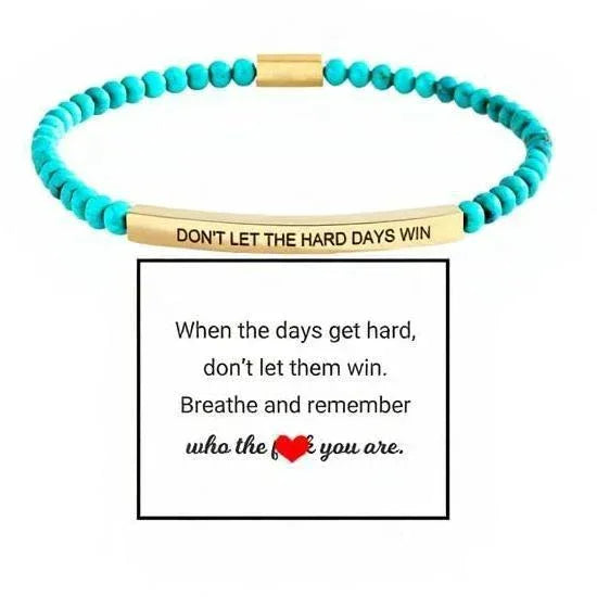4mm Gold Bead Bracelet With Stainless Steel Curved Tube - Viexta