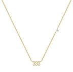 Angel Digit Stainless Steel Three-link Number Pendant Necklace - Viexta