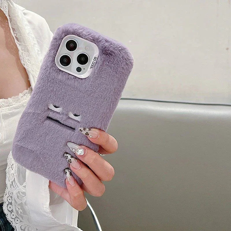 Fluffy Winter And Autumn Thermal iPhone Cover - Viexta