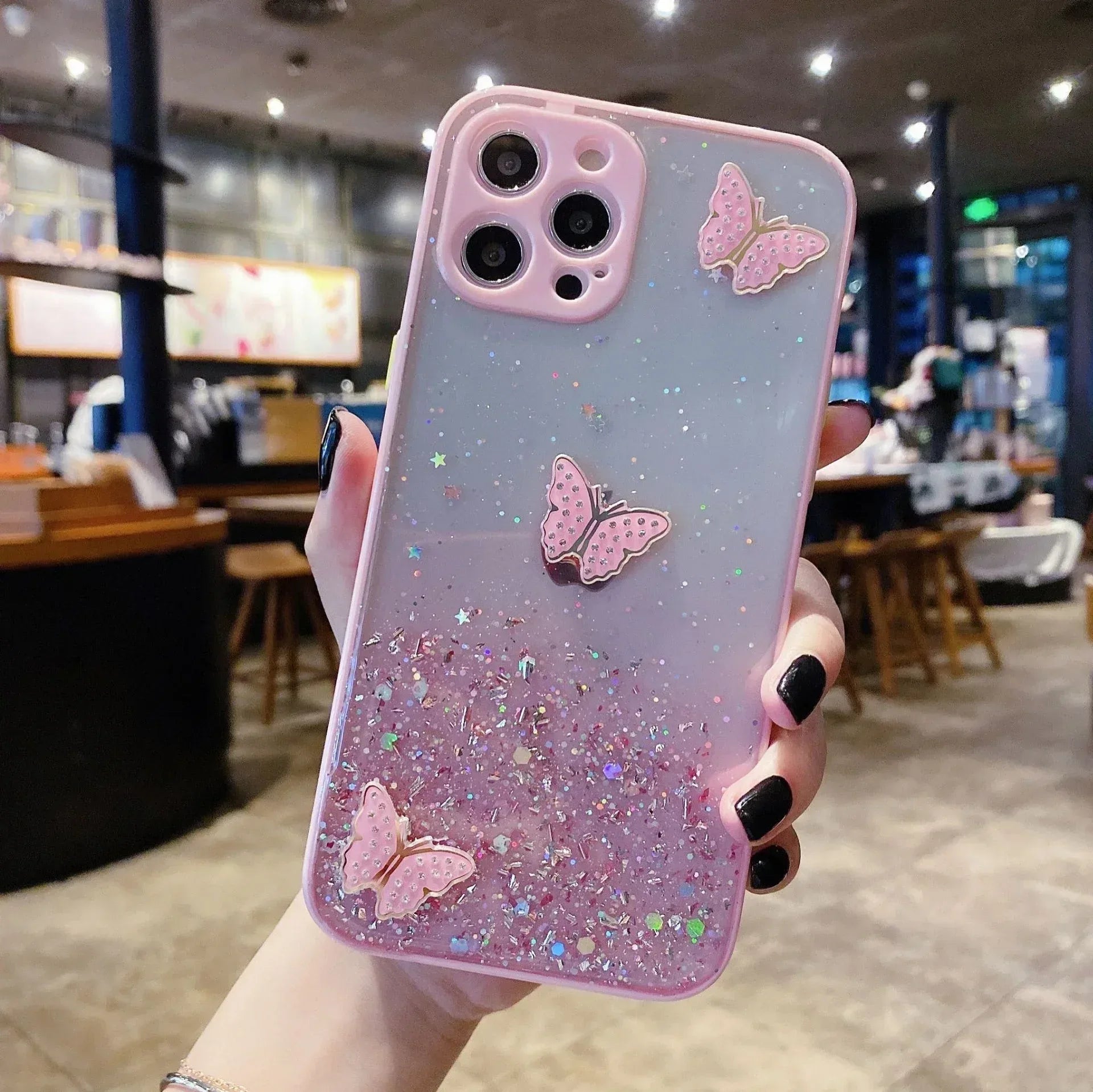 Butterfly All Inclusive Epoxy iPhone Case - Viexta