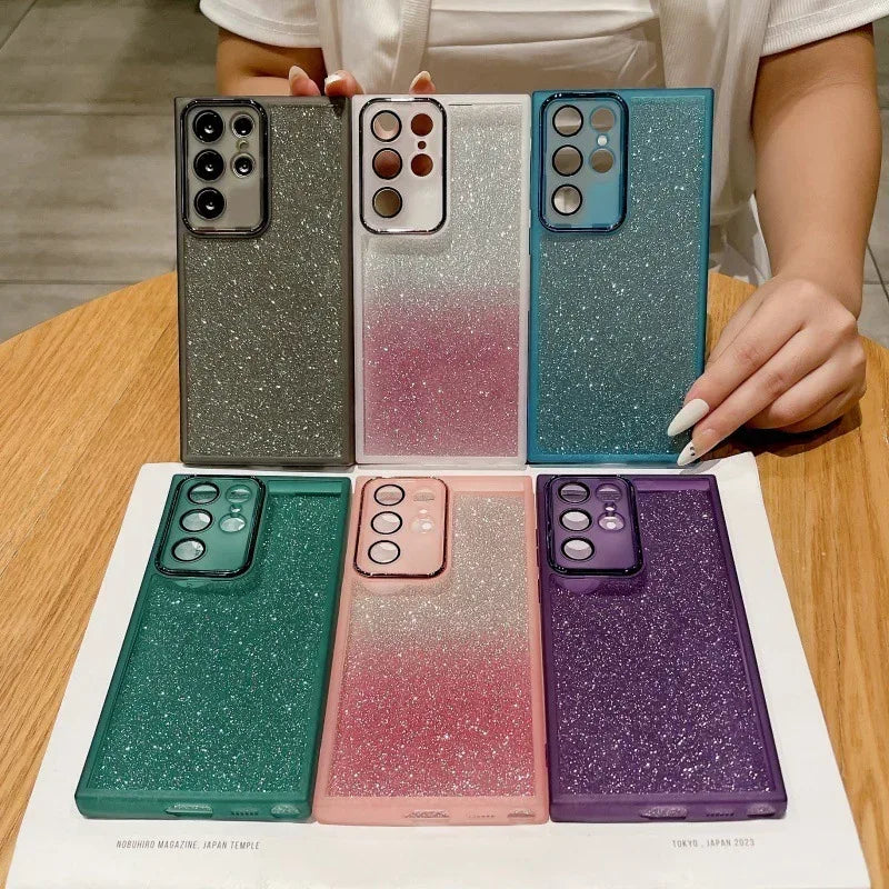 Glitter Samsung phone case - Viexta