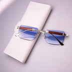 Frameless Edge-cut Sunglasses - Viexta