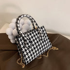 houndstooth-chain-trendy-one-shoulder-bag
