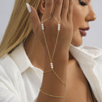 pearl-mitten-type-bracelet