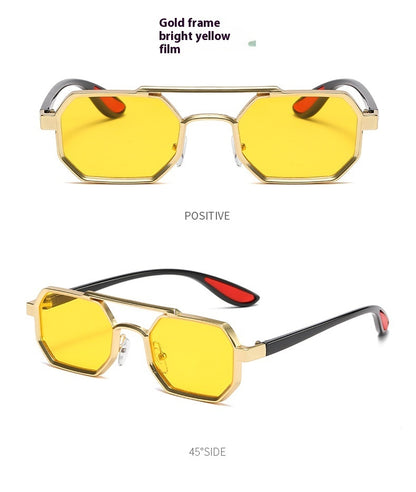 Fashion Metal Sun-resistant Sunglasses