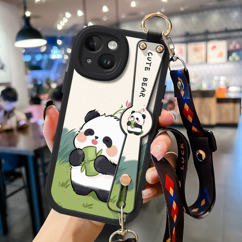 Backable Lambskin Drop-resistant iPhone Cover