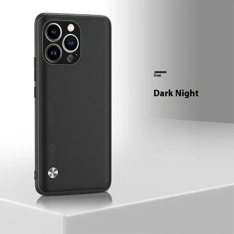Plain Leather iPhone Cover - Viexta