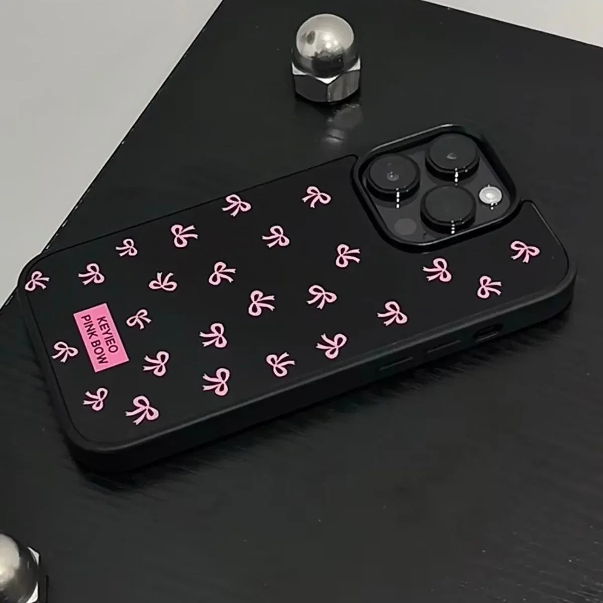 Cool Instagram Bow Silicone iPhone Case - Viexta