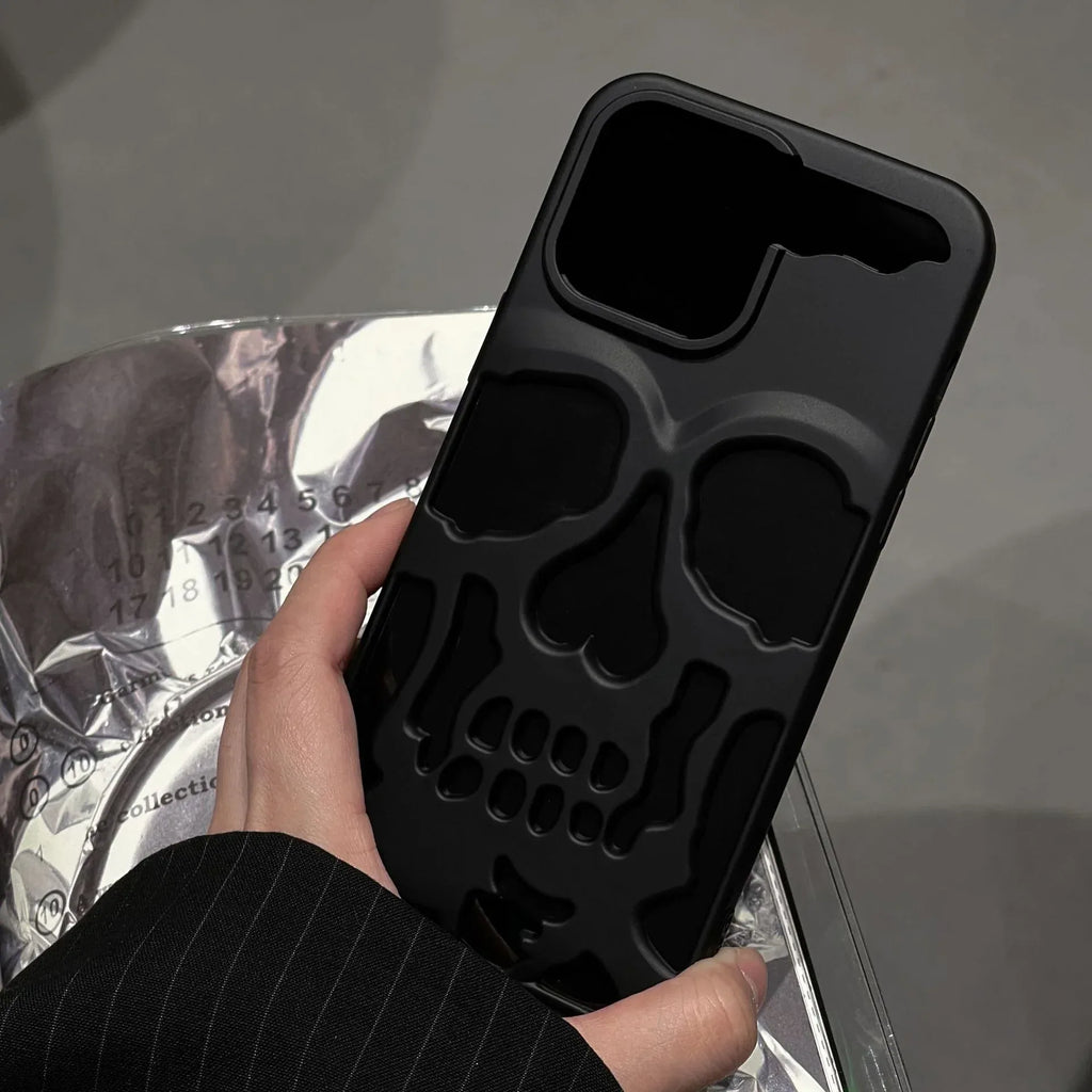 Frosted Skull iPhone Case - Viexta
