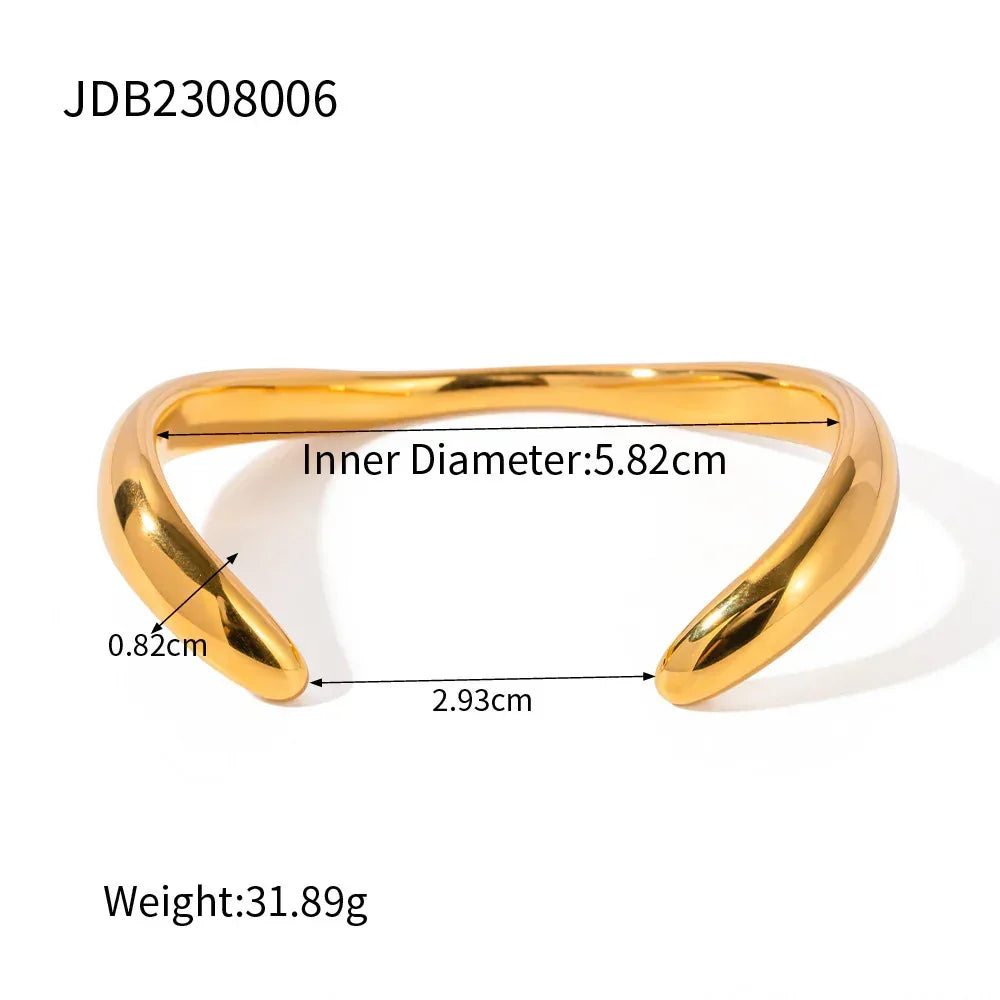 Curvy Irregular Bracelet - Viexta