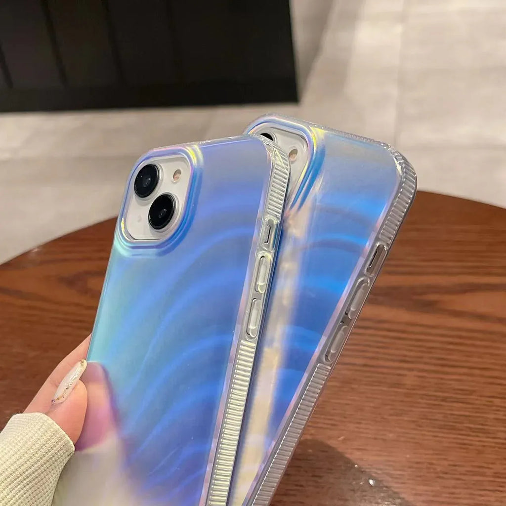 Aurora Wave Laser iPhone Case - Viexta
