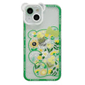 Cute Cartoon Bear Flower Holder iPhone case - Viexta