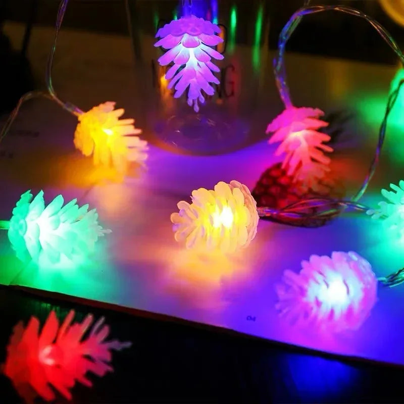 LED Simulation Transparent Pine Nut Light String - Viexta