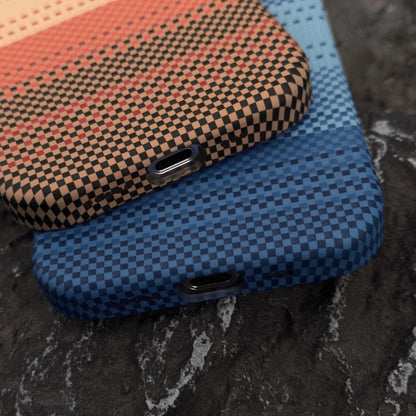 Kevlar Magnetic Carbon Fiber Pattern iPhone case