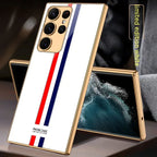 Soft Edge Electroplated Glass S Series Phone Case - Viexta