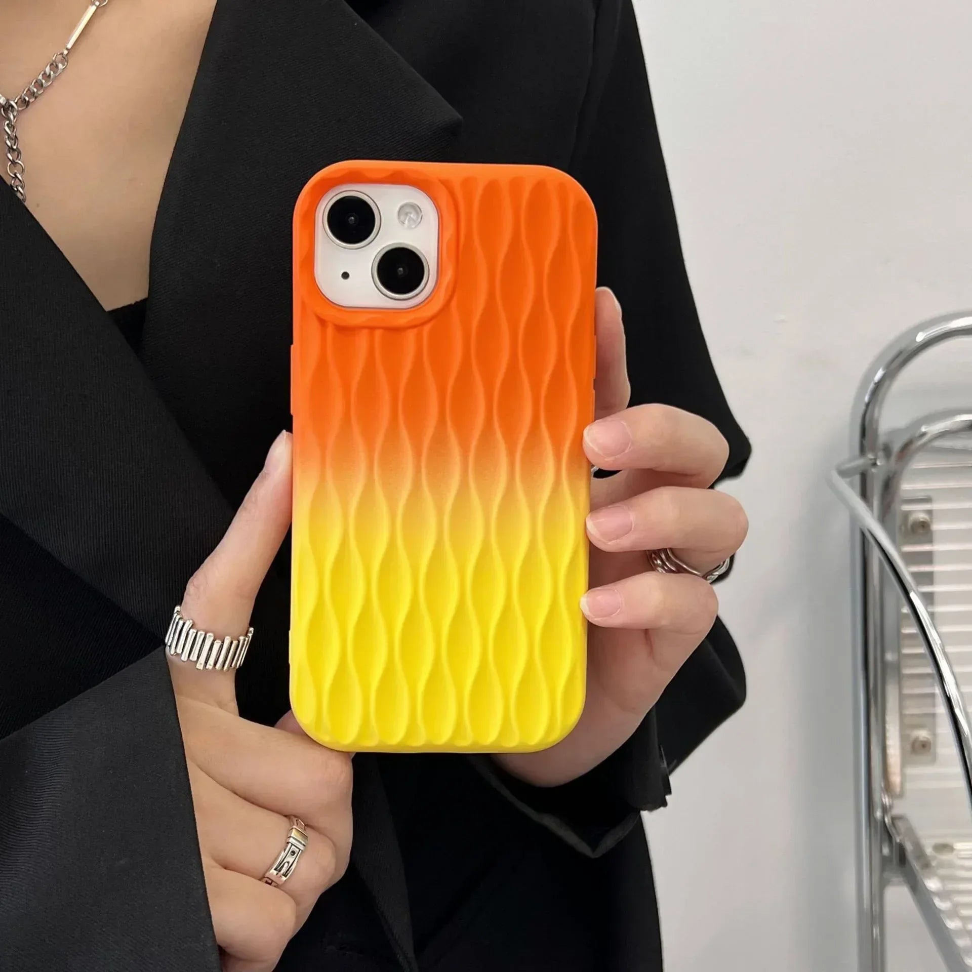 Gradient Three-dimensional iPhone case - Viexta