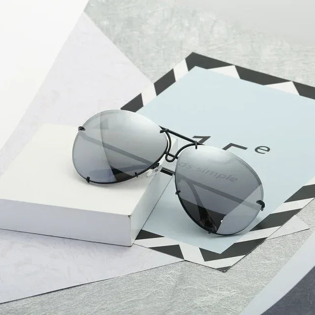 Women's Fashion Lens Sunglasses Gradient Color - Viexta