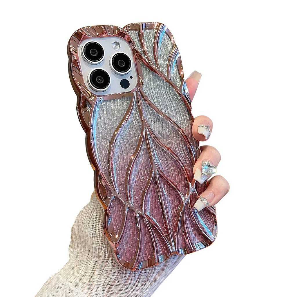 Three-dimensional light Luxe iPhone case - Viexta