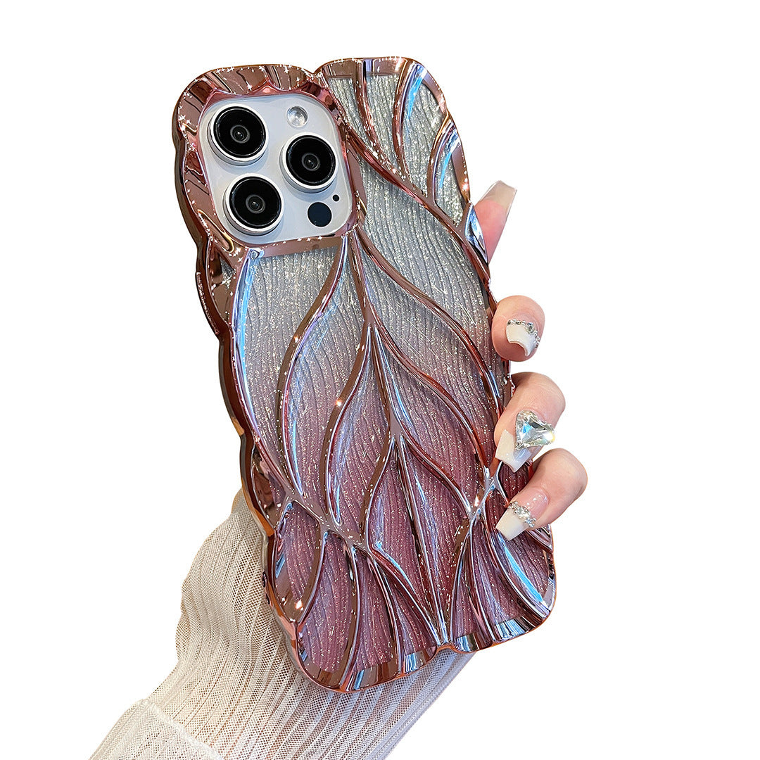 Three-dimensional light Luxe iPhone case