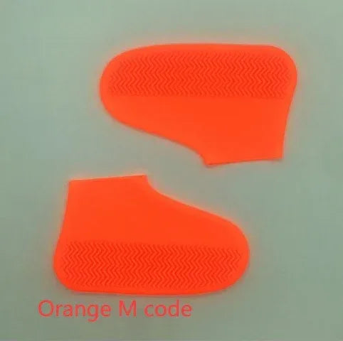 Men and women hiking slip wearable easy to carry silicone rain boots - Viexta