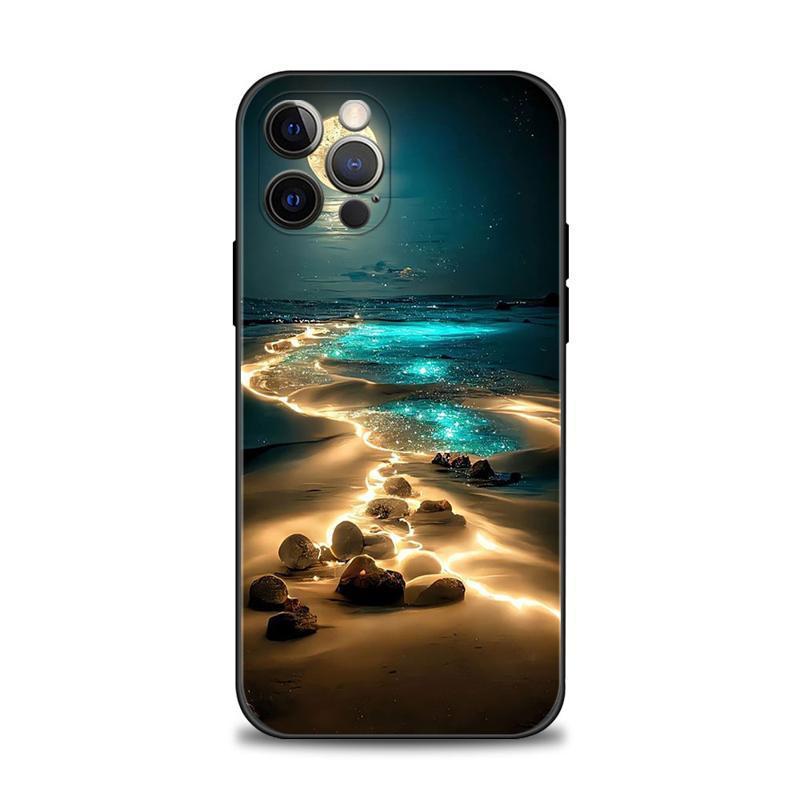 Back Cover Painted Drop-resistant Beach iPhone Case