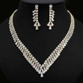 zircon-necklace-earring-set - Viexta