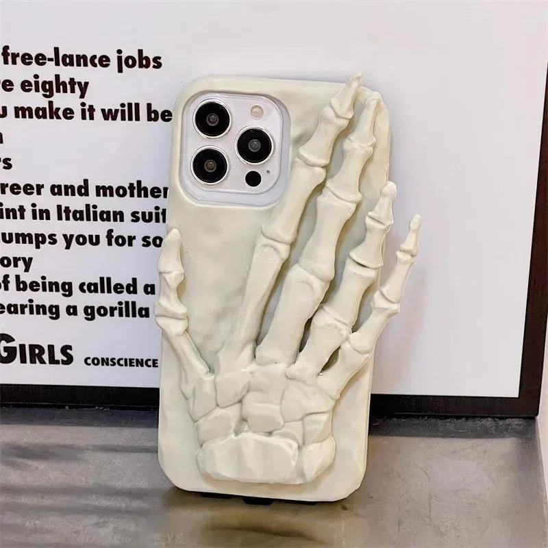Skull Hand Bone iPhone Protective Case - Viexta